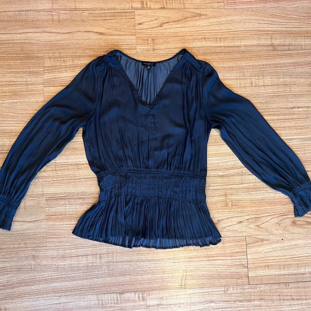 Grey Current Air Blouse Size M